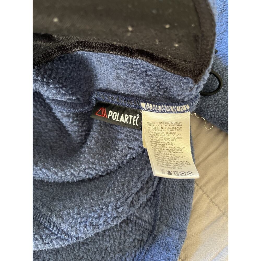 The North Face Womens Blue Heather Polartec Full Zip Fleece Jacket Size M 14071 - Picture 4 of 9